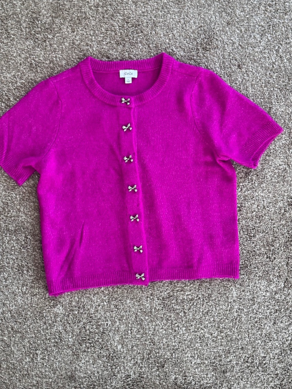 Pink cardigan